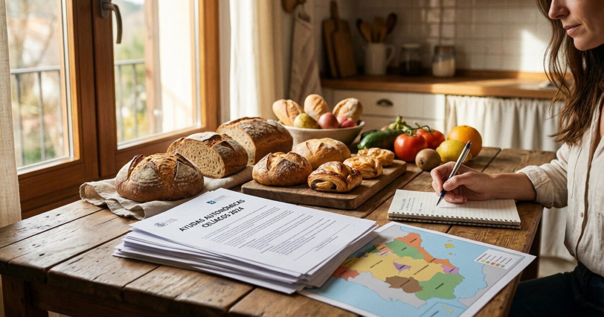 Ayudas autonómicas para celíacos en España comunidad a comunidad