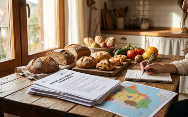 Ayudas autonómicas para celíacos en España comunidad a comunidad