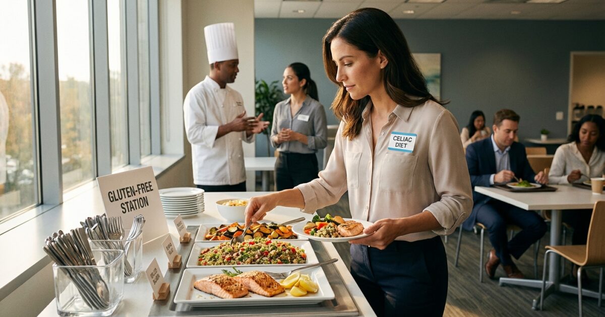 Celiaquía en el trabajo: cómo gestionar menús en comedores empresa