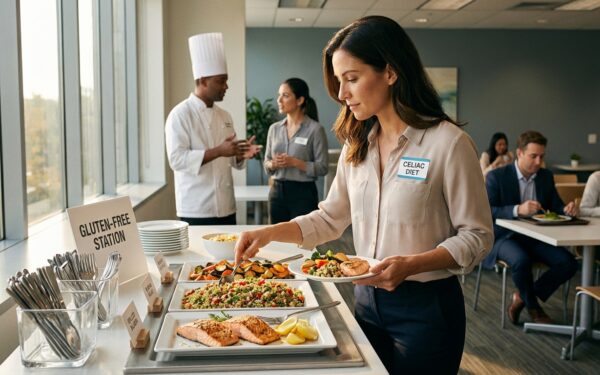 Celiaquía en el trabajo: cómo gestionar menús en comedores empresa